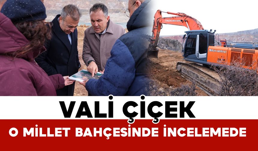 Vali Hayrettin Çiçek’ten Aktekke ve Gödet Millet Bahçelerine İnceleme