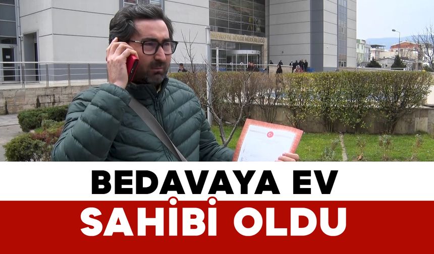 Böyle dürüstlük görülmedi, para ödemeden ev sahibi oldu