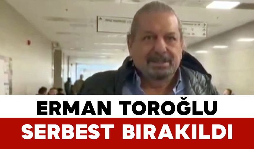 Erman Toroğlu adli kontrolle serbest bırakıldı