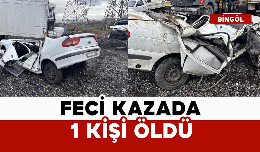 Feci kazada 1 kişi öldü