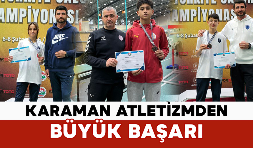 Karaman Atletizmden Büyük Başarı