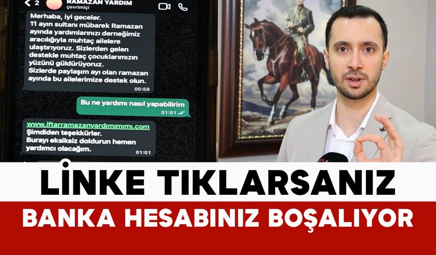Linke tıklarsanız banka hesaplarınız boşalıyor