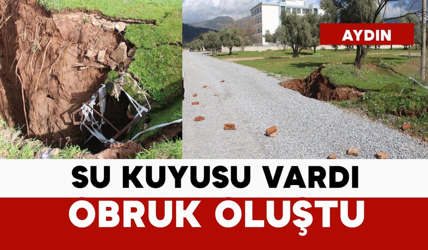 Su kuyusu vardı obruk oluştu