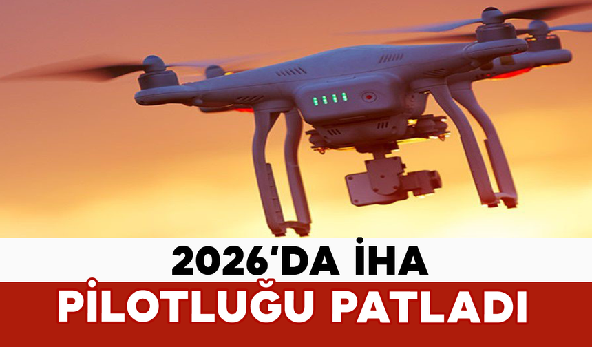 2026’da İHA Pilotluğu Patladı
