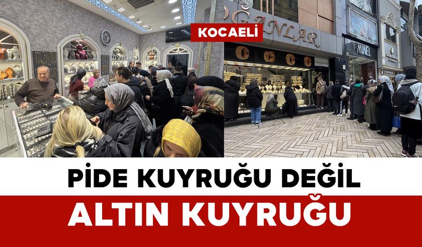 Haberi alan koştu: pide kuyruğu değil, altın kuyruğu