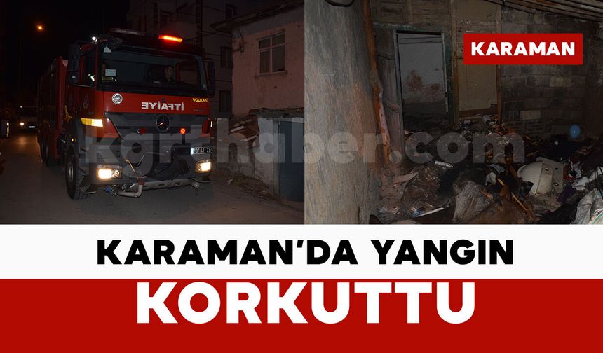 Müstakil evin bodrum katında yangın: Ekipler seferber oldu