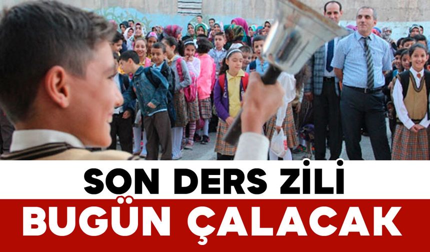 Okullarda ikinci ara tatil için son ders zili bugün çalıyor