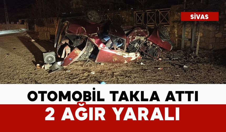 Takla attı: 2 ağır yaralı