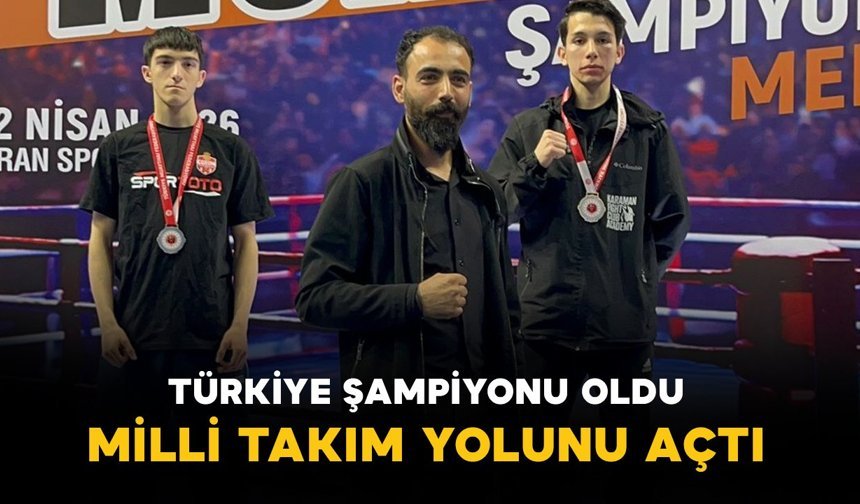 Ali Türkben Türkiye Şampiyonu Oldu, Milli Takım Yolunu Açtı