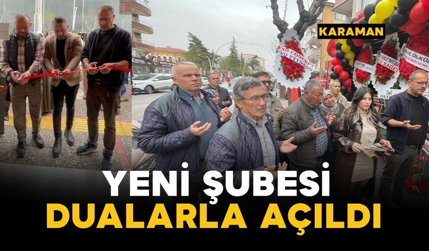 Evreka Pizza'nın yeni şubesi dualarla hizmete girdi