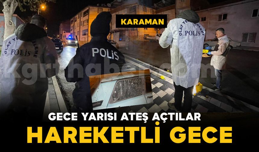 Gece yarısı tüfekle ateş açtılar: apartman ve otomobil zarar gördü
