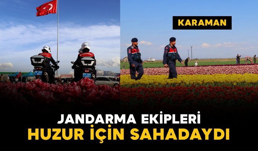 Jandarma ekipleri huzur için sahadaydı