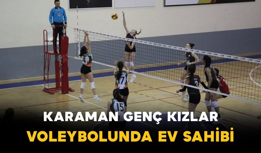 Karaman genç kızlar voleybol grup müsabakalarına ev sahipliği yapacak