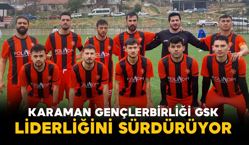 Karaman Gençlerbirliği GSK Liderliğini Sürdürüyor