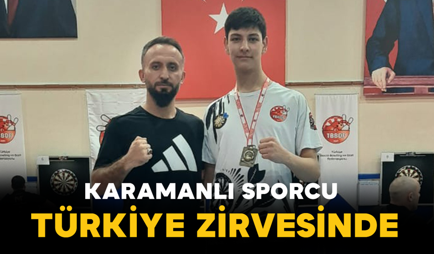 Karaman’a Dartta Altın Madalya