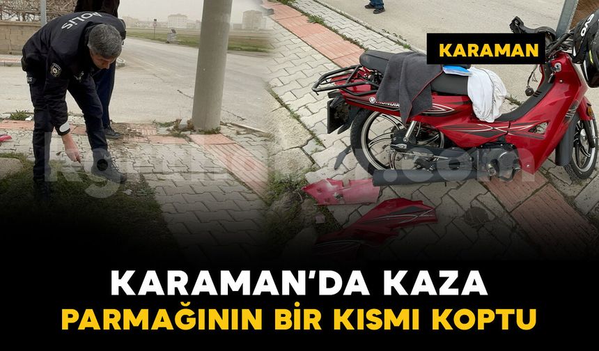 Otomobille çarpışan motosikletli genç yaralandı