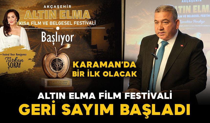Akçaşehir’de "Altın Elma Film Festivali" için geri sayım başladı: Onur konuğu Türkan Şoray