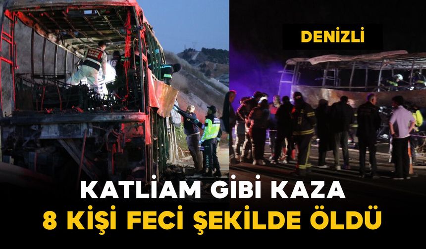 Katliam gibi kazada 8 kişi öldü