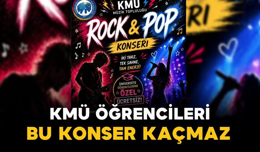 KMÜ öğrencilerinin heyecanla beklediği konser için geri sayım başladı