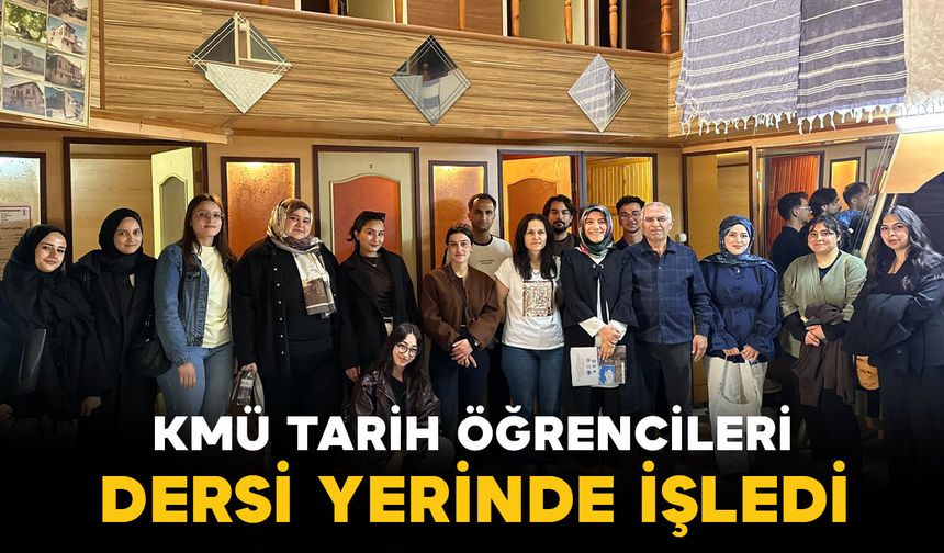 KMÜ Tarih Öğrencileri Dersi Tarihi Hamamda İşledi