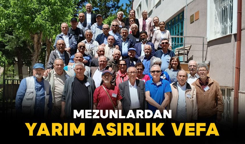 Mezunlardan Yarım Asırlık Vefa