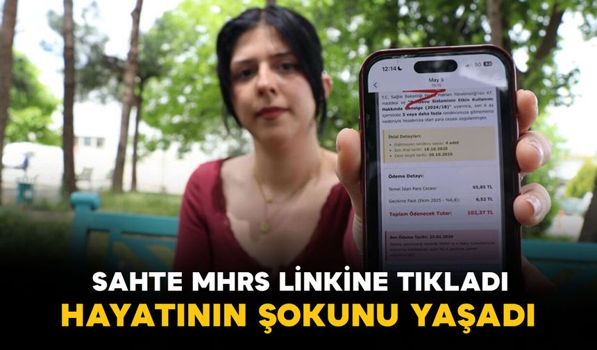 Sahte MHRS randevu linkine tıklayan kadın hayatının şokunu yaşadı