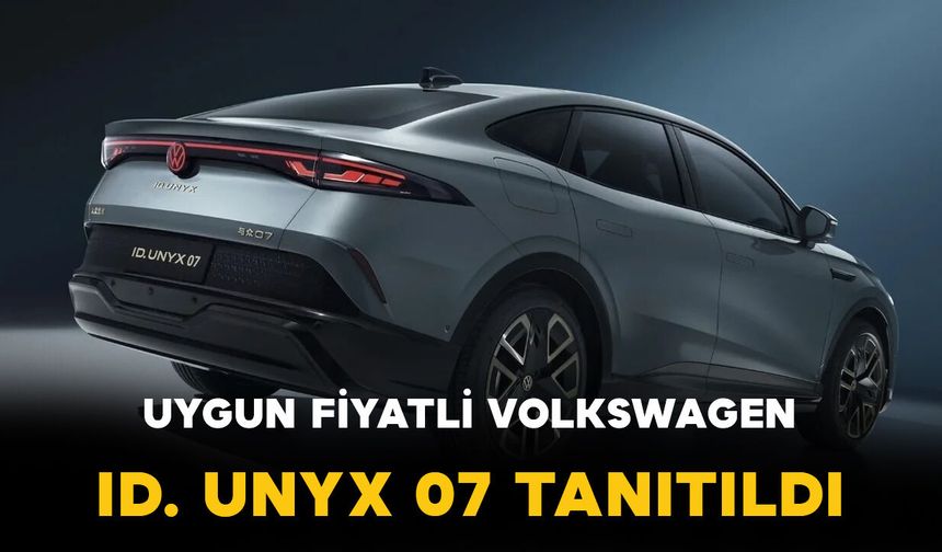 Volkswagen’den Uygun Fiyatlı Elektrikli Sedan Hamlesi: ID. Unyx 07 Tanıtıldı
