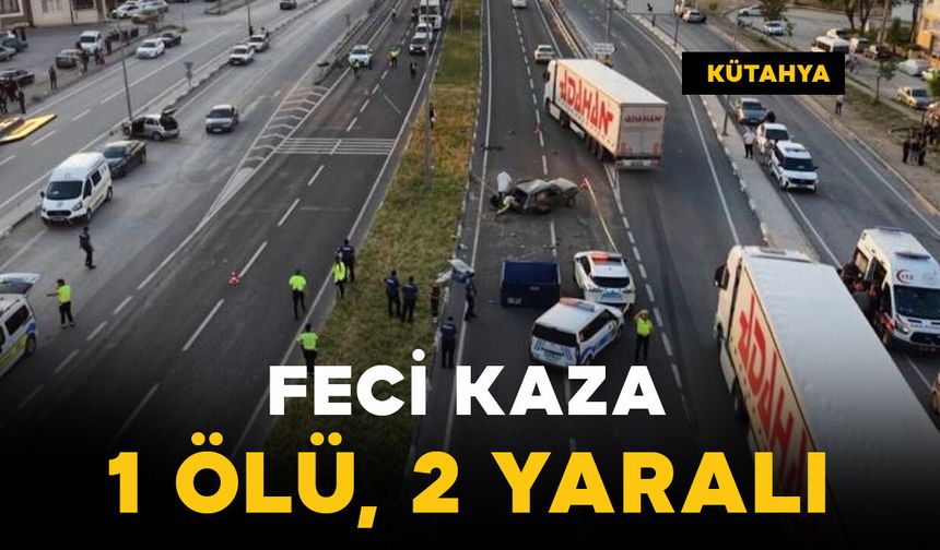 Feci kaza: 1 ölü, 2 yaralı