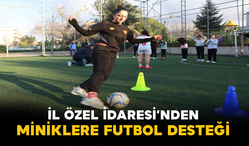 İl Özel İdaresi’nden Miniklere Futbol Desteği