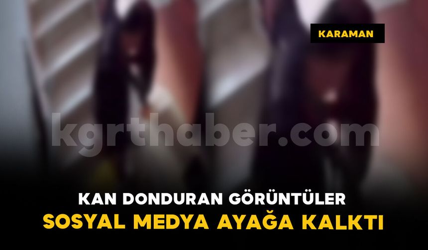Karaman’da bu görüntüler sosyal medyayı ayağa kaldırdı