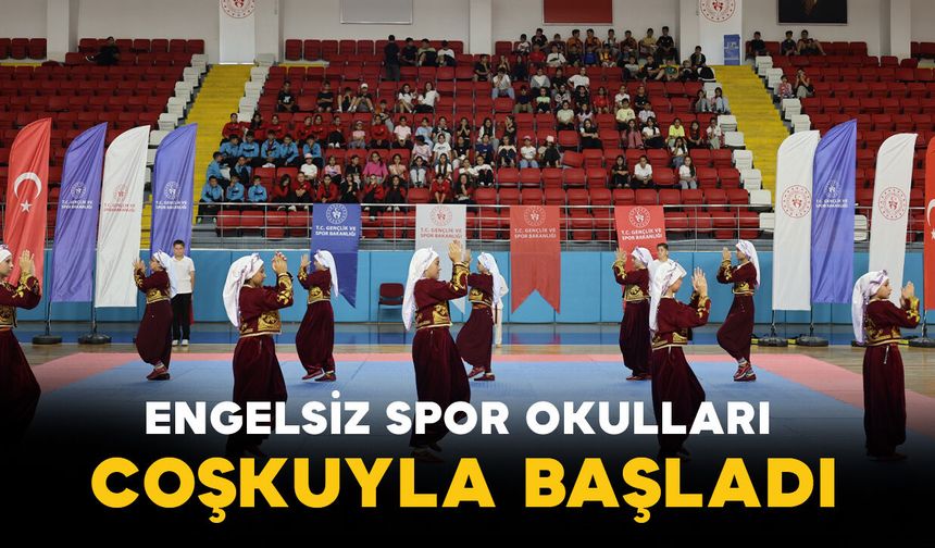 Karaman’da GSB Spor Okulları ve GSB engelsiz spor okulları coşkuyla başladı