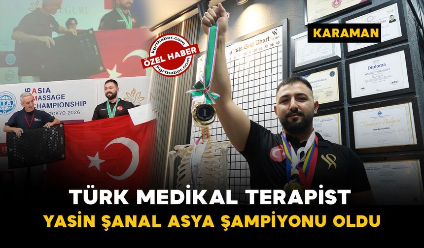 Türk Medikal Terapist Yasin Şanal Japonya'da Asya Şampiyonu oldu