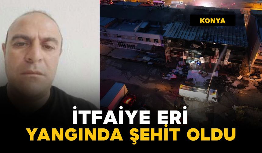 Yangında itfaiye eri şehit oldu