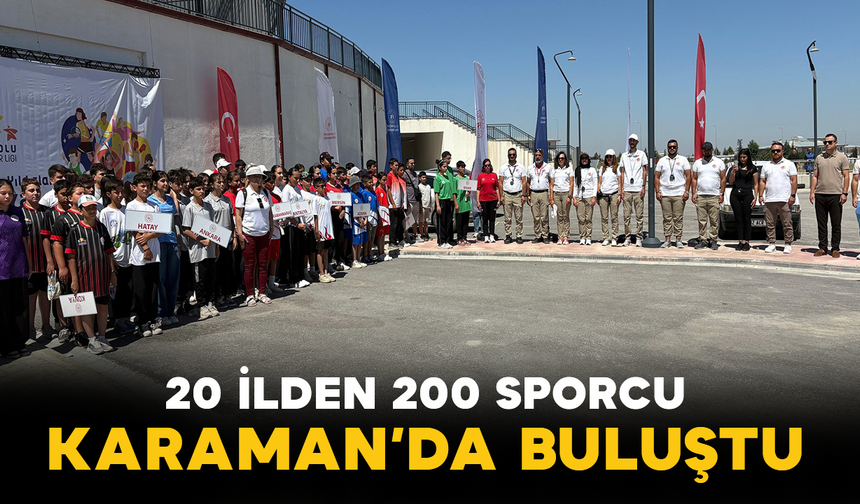 20 İlden 200 Sporcu Karaman’da Buluştu