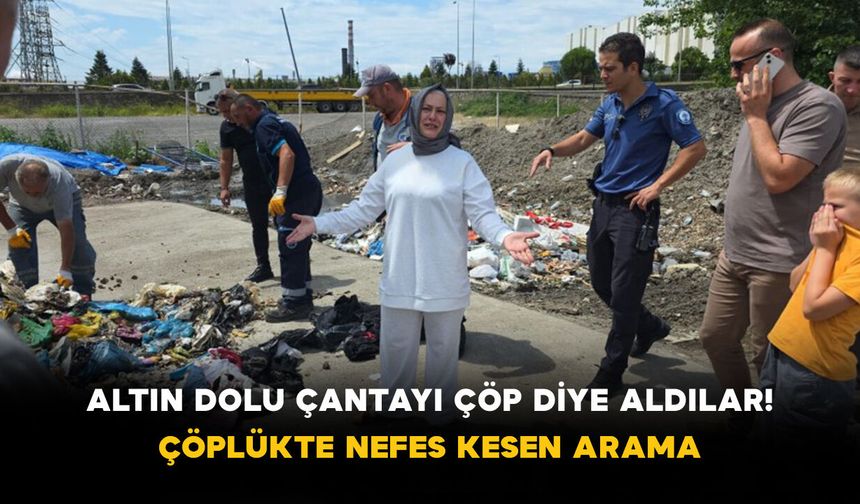 Altın Dolu Çantayı Çöp Diye Aldılar! Çöplükte Nefes Kesen Arama