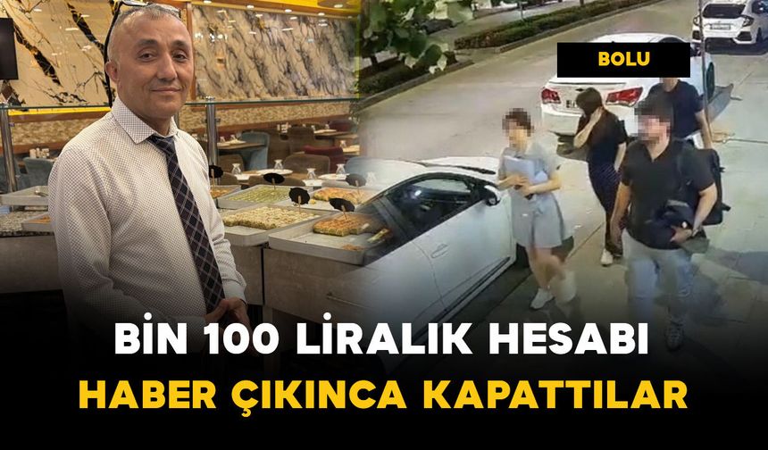 Bin 100 liralık hesabı haber çıkınca kapattılar