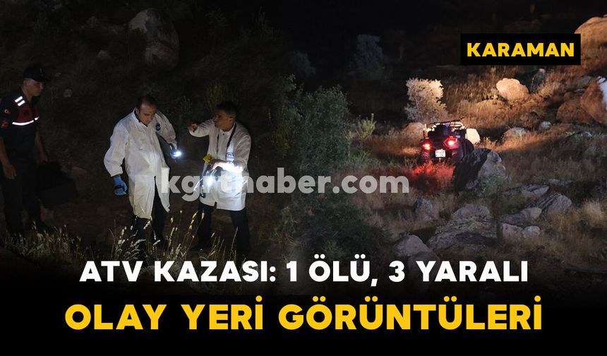 Karadağ'da ATV kazası: 1 ölü,3 yaralı