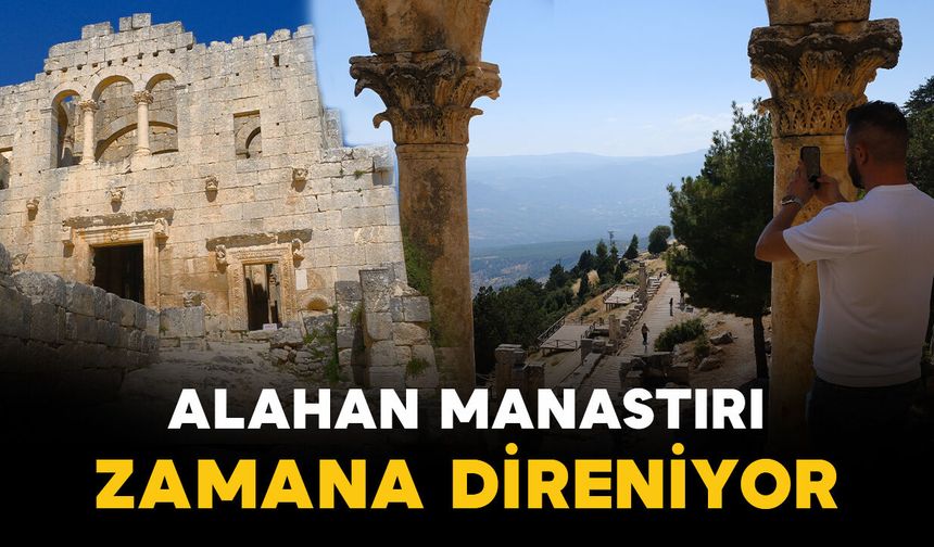 Alahan Manastırı yerli ve yabancı turistlerin ilgisini çekiyor