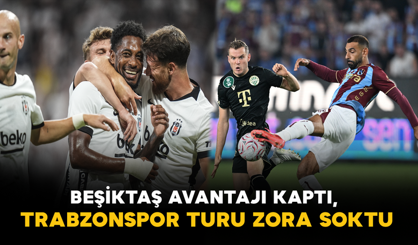 Beşiktaş Avantajı Kaptı, Trabzonspor Turu Zora Soktu