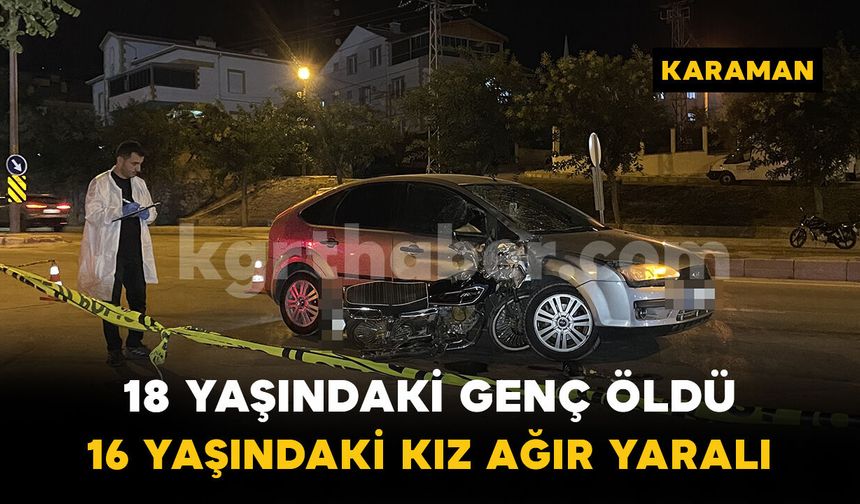 Feci kazadan acı haber geldi: genç sürücü öldü, genç kız yaşam savaşı veriyor