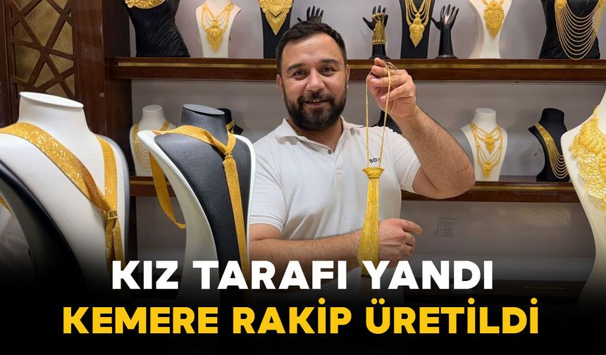 Gaziantep’te düğünlerin cep yakan yeni trendi: Altın kravat