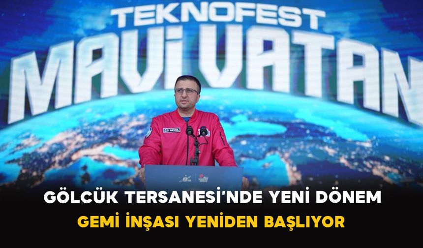 Gölcük Tersanesi’nde Yeni Dönem: Gemi İnşası Yeniden Başlıyor