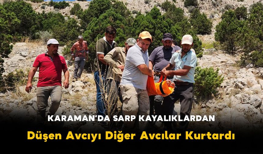 Hacı Baba Dağı’nda Sürek Avı Kazası: Sarp Kayalıklardan Düşen Avcıyı Diğer Avcılar Kurtardı