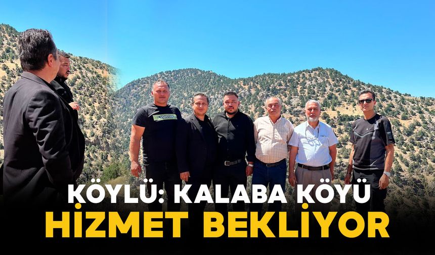 Kalaba Köyü Hizmet Bekliyor Verilen Sözler Tutulmalıdır