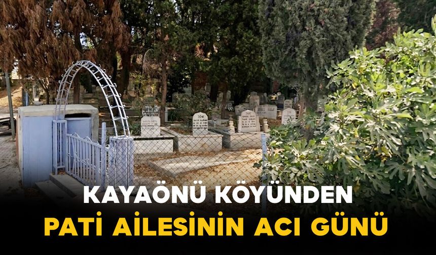 Kayaönü Köyünden Pati Ailesinin Acı Günü