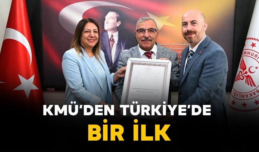 KMÜ’den Türkiye’de bir ilk