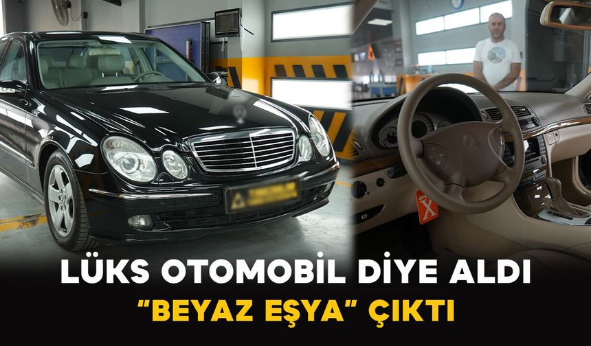 Lüks Otomobil Diye Aldı “Beyaz Eşya” Çıktı