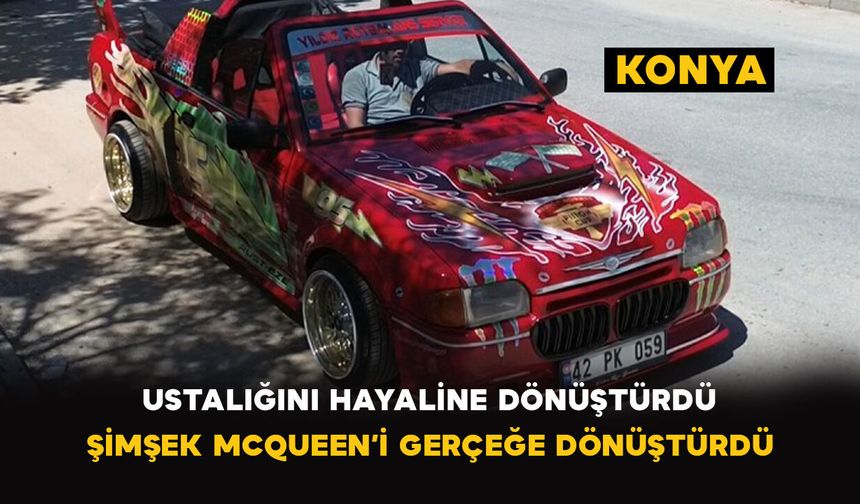 Ustalığını Hayaline Dönüştürdü: Şimşek McQueen’i Gerçeğe Dönüştürdü