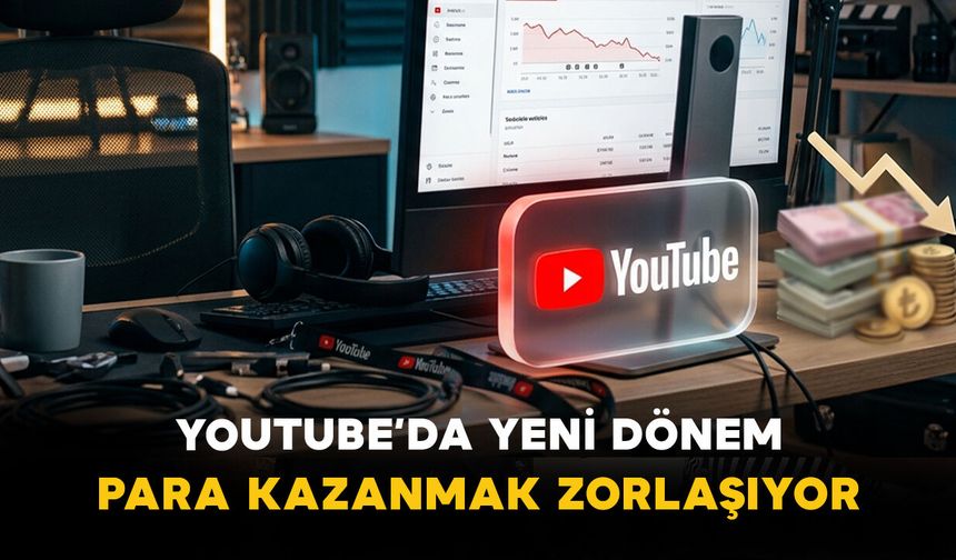YouTube’da Yeni Dönem: Para Kazanmak Zorlaşıyor
