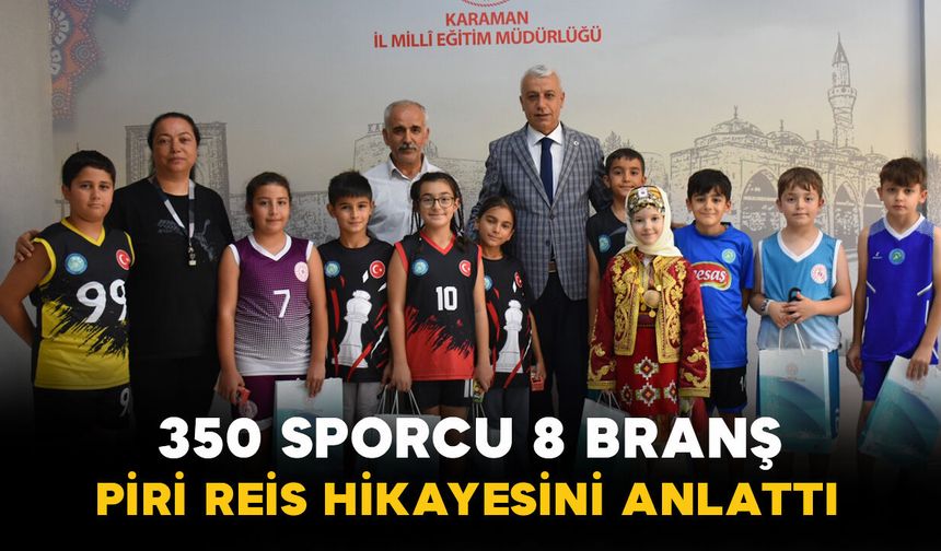 Karaman'da 350 Lisanslı Sporcu, 8 Branş: Piri Reis İlkokulu Başarı Hikâyesini Anlattı